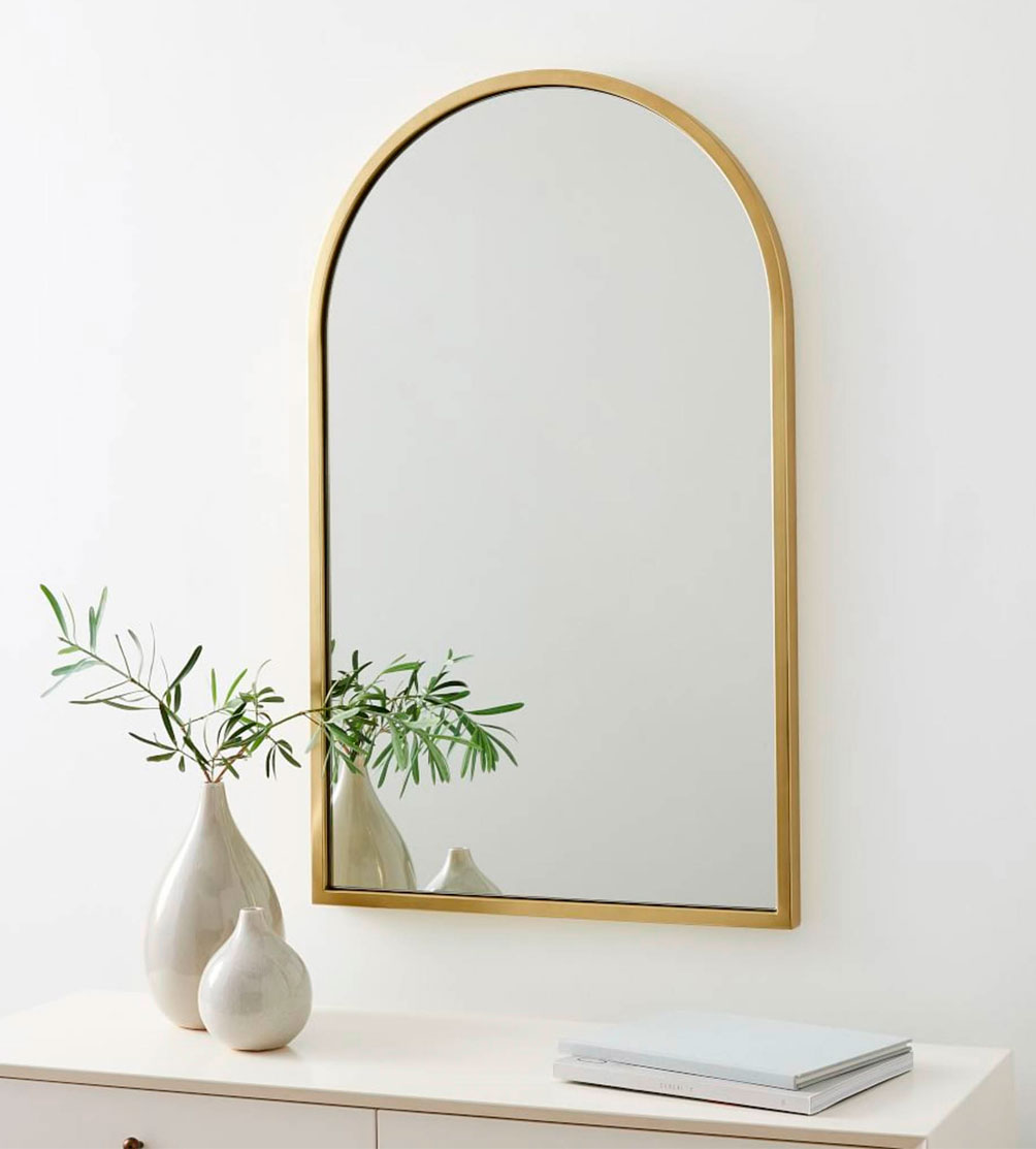 Juliet 22×38 Arch Gold Mirror